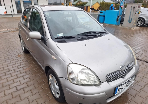 Toyota Yaris cena 7900 przebieg: 298000, rok produkcji 2005 z Brodnica małe 781